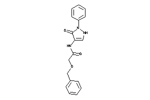 2-benzoxy-N-(5-keto-1-phenyl-3-pyrazolin-4-yl)acetamide