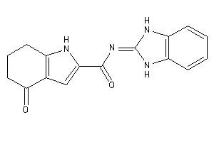 Image of N-(1,3-dihydrobenzimidazol-2-ylidene)-4-keto-1,5,6,7-tetrahydroindole-2-carboxamide