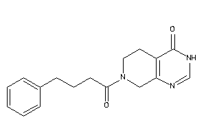 7-(4-phenylbutanoyl)-3,5,6,8-tetrahydropyrido[3,4-d]pyrimidin-4-one