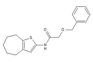 2-benzoxy-N-(5,6,7,8-tetrahydro-4H-cyclohepta[b]thiophen-2-yl)acetamide