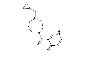 3-[4-(cyclopropylmethyl)-1,4-diazepane-1-carbonyl]-4-pyridone