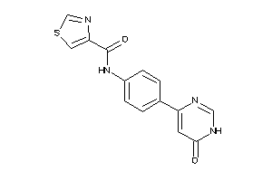 N-[4-(6-keto-1H-pyrimidin-4-yl)phenyl]thiazole-4-carboxamide