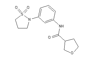 N-[3-(1,1-diketo-1,2-thiazolidin-2-yl)phenyl]tetrahydrofuran-3-carboxamide