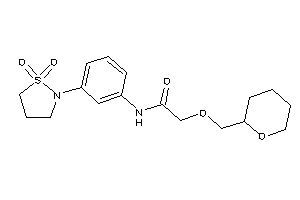 N-[3-(1,1-diketo-1,2-thiazolidin-2-yl)phenyl]-2-(tetrahydropyran-2-ylmethoxy)acetamide