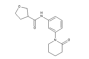 N-[3-(2-ketopiperidino)phenyl]tetrahydrofuran-3-carboxamide