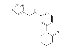 N-[3-(2-ketopiperidino)phenyl]thiazole-4-carboxamide