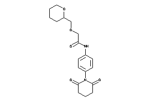 N-(4-glutarimidophenyl)-2-(tetrahydropyran-2-ylmethoxy)acetamide