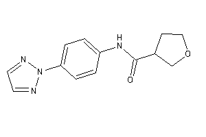 N-[4-(triazol-2-yl)phenyl]tetrahydrofuran-3-carboxamide