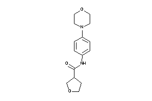 N-(4-morpholinophenyl)tetrahydrofuran-3-carboxamide