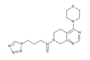 Image of 1-(4-morpholino-6,8-dihydro-5H-pyrido[3,4-d]pyrimidin-7-yl)-4-(tetrazol-1-yl)butan-1-one