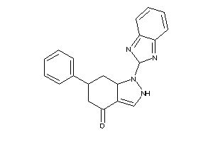 1-(2H-benzimidazol-2-yl)-6-phenyl-5,6,7,7a-tetrahydro-2H-indazol-4-one