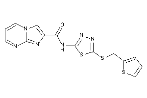 N-[5-(2-thenylthio)-1,3,4-thiadiazol-2-yl]imidazo[1,2-a]pyrimidine-2-carboxamide