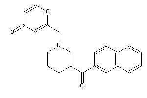 2-[[3-(2-naphthoyl)piperidino]methyl]pyran-4-one