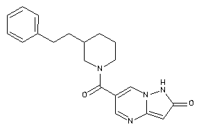 6-(3-phenethylpiperidine-1-carbonyl)-1H-pyrazolo[1,5-a]pyrimidin-2-one