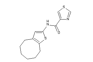 N-(4,5,6,7,8,9-hexahydrocycloocta[b]thiophen-2-yl)thiazole-4-carboxamide