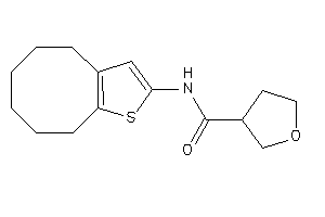 N-(4,5,6,7,8,9-hexahydrocycloocta[b]thiophen-2-yl)tetrahydrofuran-3-carboxamide