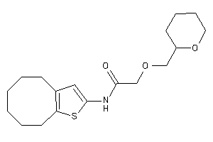 N-(4,5,6,7,8,9-hexahydrocycloocta[b]thiophen-2-yl)-2-(tetrahydropyran-2-ylmethoxy)acetamide