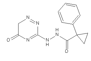 N'-(5-keto-6H-1,2,4-triazin-3-yl)-1-phenyl-cyclopropanecarbohydrazide