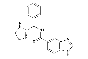 N-[2-imidazolin-2-yl(phenyl)methyl]-1H-benzimidazole-5-carboxamide