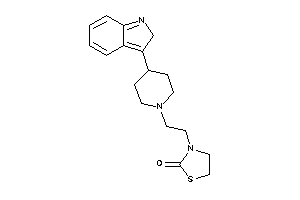 3-[2-[4-(2H-indol-3-yl)piperidino]ethyl]thiazolidin-2-one