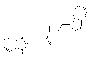 3-(1H-benzimidazol-2-yl)-N-[2-(2H-indol-3-yl)ethyl]propionamide