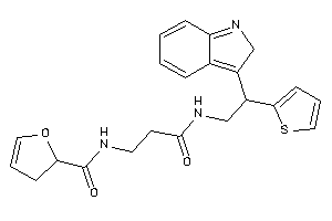 N-[3-[[2-(2H-indol-3-yl)-2-(2-thienyl)ethyl]amino]-3-keto-propyl]-2,3-dihydrofuran-2-carboxamide