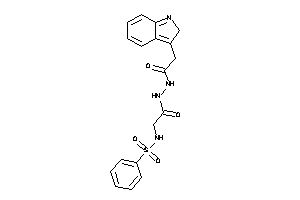 N-[2-[N'-[2-(2H-indol-3-yl)acetyl]hydrazino]-2-keto-ethyl]benzenesulfonamide