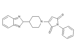 3-[4-(2H-benzimidazol-2-yl)piperidino]-1-phenyl-3-pyrroline-2,5-quinone