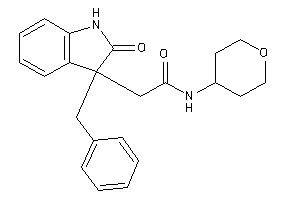 2-(3-benzyl-2-keto-indolin-3-yl)-N-tetrahydropyran-4-yl-acetamide