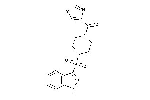 [4-(1H-pyrrolo[2,3-b]pyridin-3-ylsulfonyl)piperazino]-thiazol-4-yl-methanone