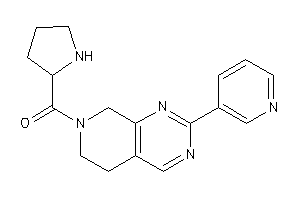 [2-(3-pyridyl)-6,8-dihydro-5H-pyrido[3,4-d]pyrimidin-7-yl]-pyrrolidin-2-yl-methanone