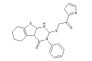 2-[[2-keto-2-(3H-pyrrol-2-yl)ethyl]thio]-3-phenyl-1,2,4a,5,6,7,8,9a-octahydrobenzothiopheno[2,3-d]pyrimidin-4-one