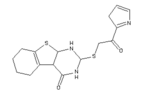 2-[[2-keto-2-(3H-pyrrol-2-yl)ethyl]thio]-2,3,4a,5,6,7,8,9a-octahydro-1H-benzothiopheno[2,3-d]pyrimidin-4-one