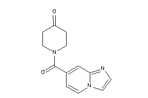 Image of 1-(imidazo[1,2-a]pyridine-7-carbonyl)-4-piperidone