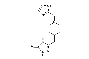 3-[[1-(1H-imidazol-2-ylmethyl)-4-piperidyl]methyl]-1,4-dihydro-1,2,4-triazol-5-one