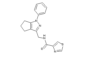 N-[(1-phenyl-5,6-dihydro-4H-cyclopenta[c]pyrazol-3-yl)methyl]thiazole-4-carboxamide