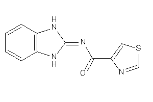 Image of N-(1,3-dihydrobenzimidazol-2-ylidene)thiazole-4-carboxamide