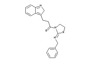 1-(2-benzyliminothiazolidin-3-yl)-3-(2H-indol-3-yl)propan-1-one