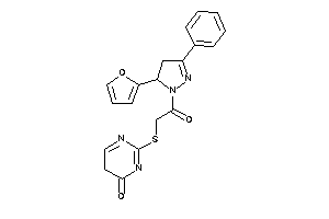 Image of 2-[[2-[5-(2-furyl)-3-phenyl-2-pyrazolin-1-yl]-2-keto-ethyl]thio]-5H-pyrimidin-4-one