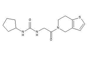 1-cyclopentyl-3-[2-(6,7-dihydro-4H-thieno[3,2-c]pyridin-5-yl)-2-keto-ethyl]urea