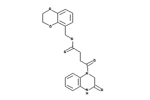 4-keto-4-(3-keto-2,4-dihydroquinoxalin-1-yl)butyric Acid 2,3-dihydro-1,4-benzodioxin-5-ylmethyl Ester