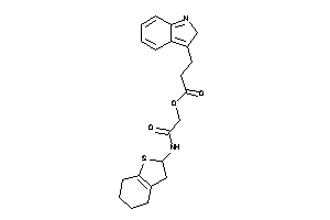 3-(2H-indol-3-yl)propionic Acid [2-(2,3,4,5,6,7-hexahydrobenzothiophen-2-ylamino)-2-keto-ethyl] Ester