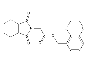 2-(1,3-diketo-3a,4,5,6,7,7a-hexahydroisoindol-2-yl)acetic Acid 2,3-dihydro-1,4-benzodioxin-5-ylmethyl Ester