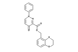 4-keto-1-phenyl-pyridazine-3-carboxylic Acid 2,3-dihydro-1,4-benzodioxin-5-ylmethyl Ester