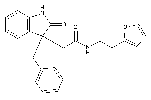 2-(3-benzyl-2-keto-indolin-3-yl)-N-[2-(2-furyl)ethyl]acetamide