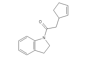 2-cyclopent-2-en-1-yl-1-indolin-1-yl-ethanone