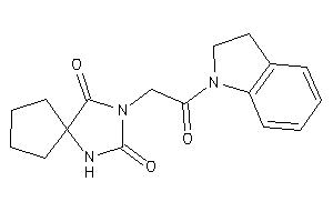 3-(2-indolin-1-yl-2-keto-ethyl)-1,3-diazaspiro[4.4]nonane-2,4-quinone