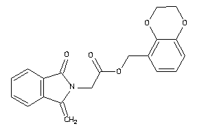 2-(1-keto-3-methylene-isoindolin-2-yl)acetic Acid 2,3-dihydro-1,4-benzodioxin-5-ylmethyl Ester