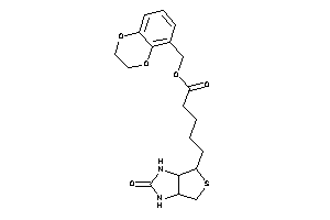 5-(2-keto-1,3,3a,4,6,6a-hexahydrothieno[3,4-d]imidazol-4-yl)valeric Acid 2,3-dihydro-1,4-benzodioxin-5-ylmethyl Ester