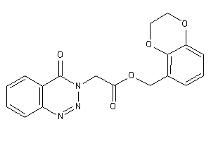 2-(4-keto-1,2,3-benzotriazin-3-yl)acetic Acid 2,3-dihydro-1,4-benzodioxin-5-ylmethyl Ester